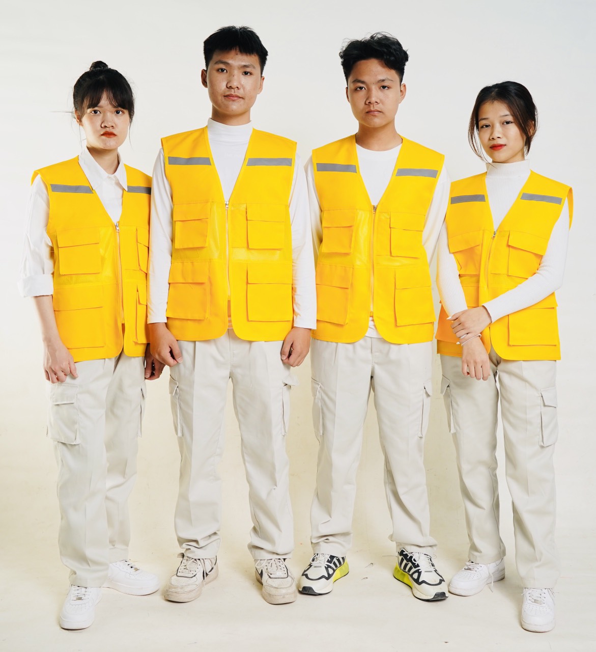 Đồng phục bảo vệ dạng gile được sử dụng rất phổ biến