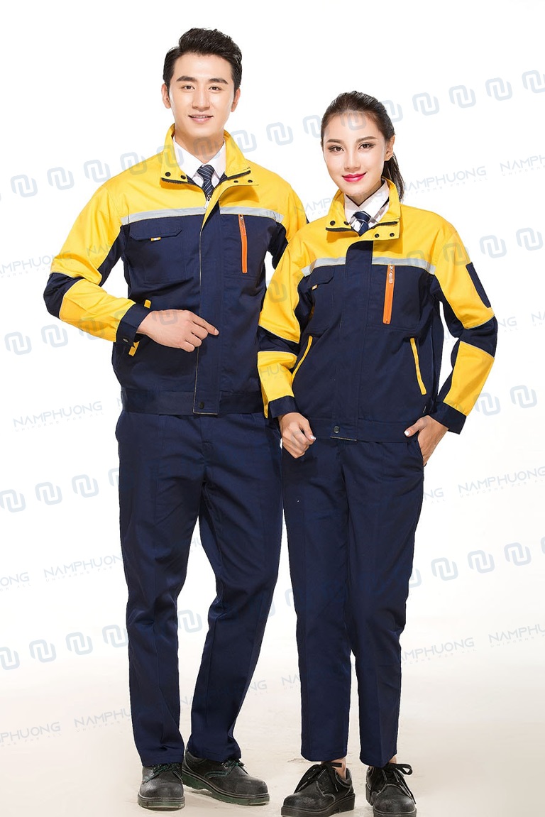 Áo bảo hộ lao động mùa đông chất liệu bền bỉ