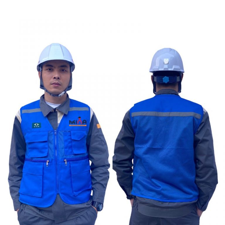 Áo gile lưới bảo hộ cao cấp