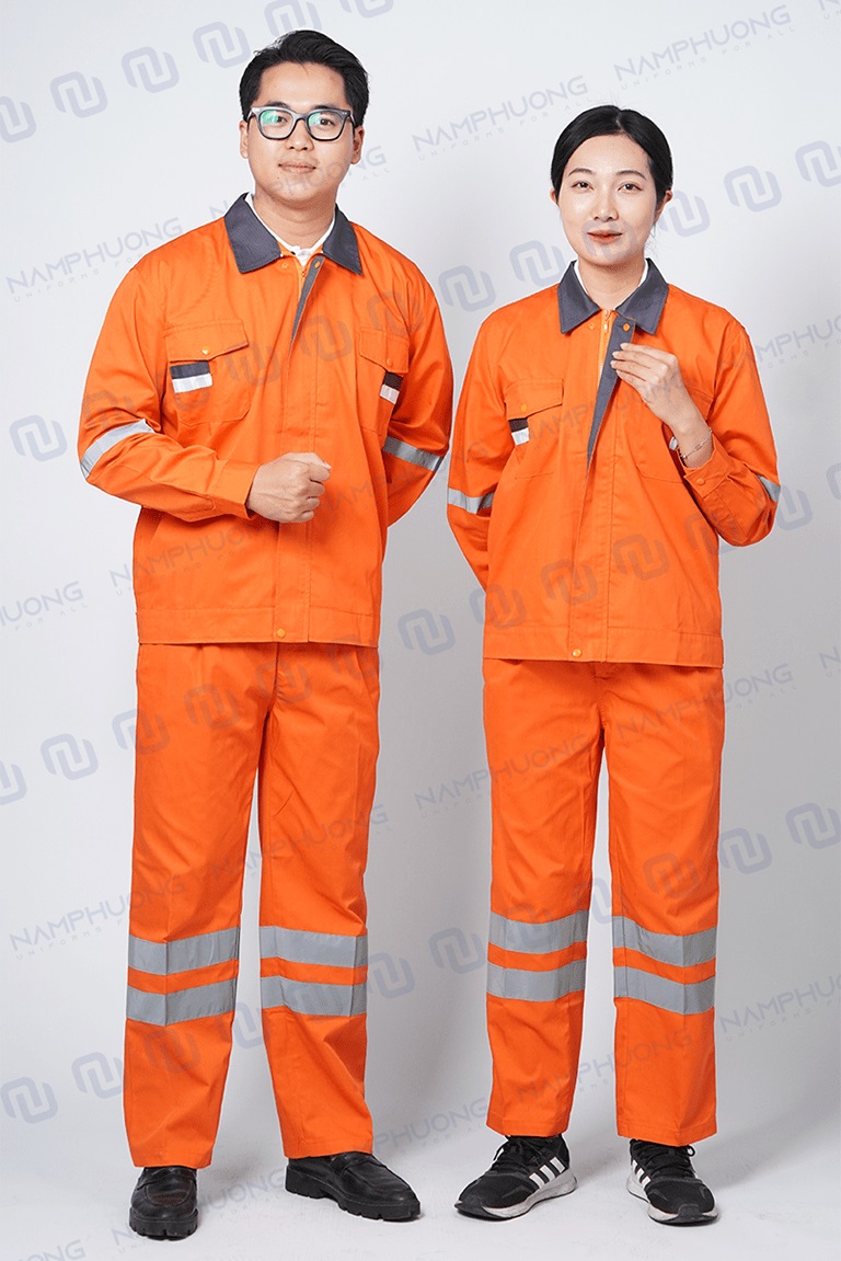 Đồng phục bảo hộ lao động công nhân chất liệu bền bỉ